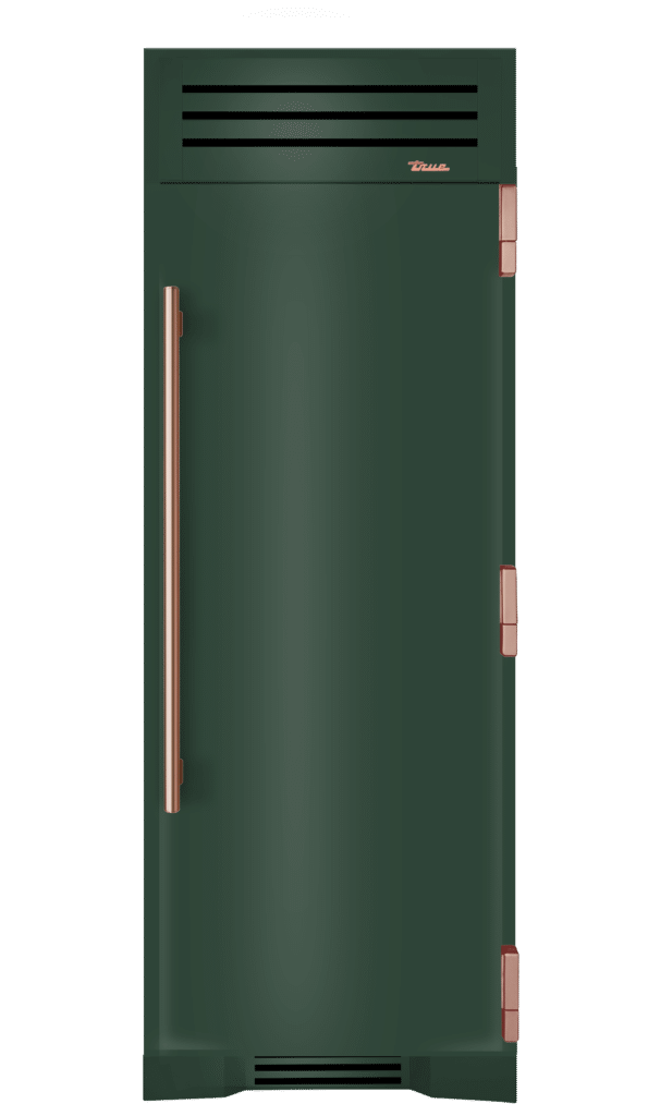 Refrigerator Column, Right Hinged, Emerald, Copper Hardware TR30REFRSSC086H03