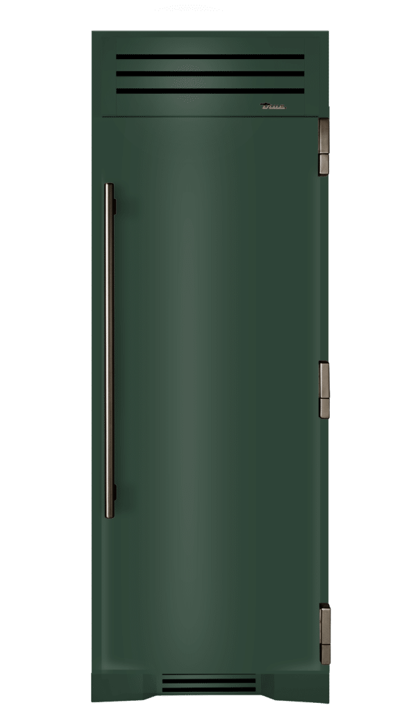 Refrigerator Column, Right Hinged, Emerald, Pewter Hardware TR30REFRSSC086H05