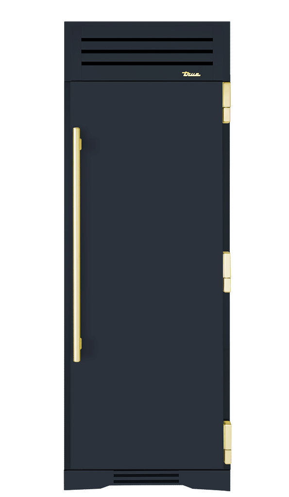 Refrigerator Column, Right Hinged, Juniper, Brass Hardware TR30REFRSSC104H01
