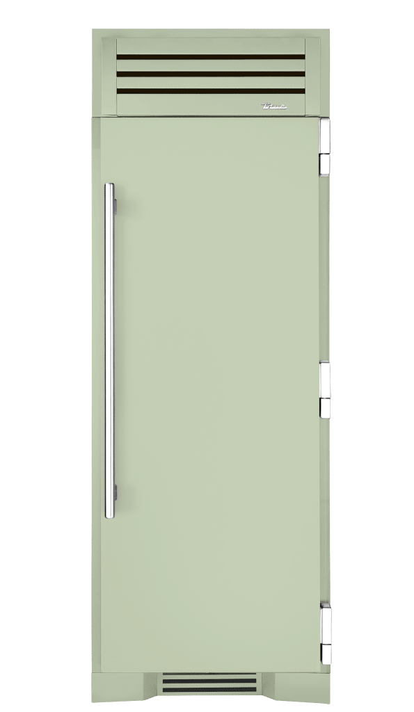 Refrigerator Column, Right Hinged, Sage, Chrome Hardware TR30REFRSSC129H02