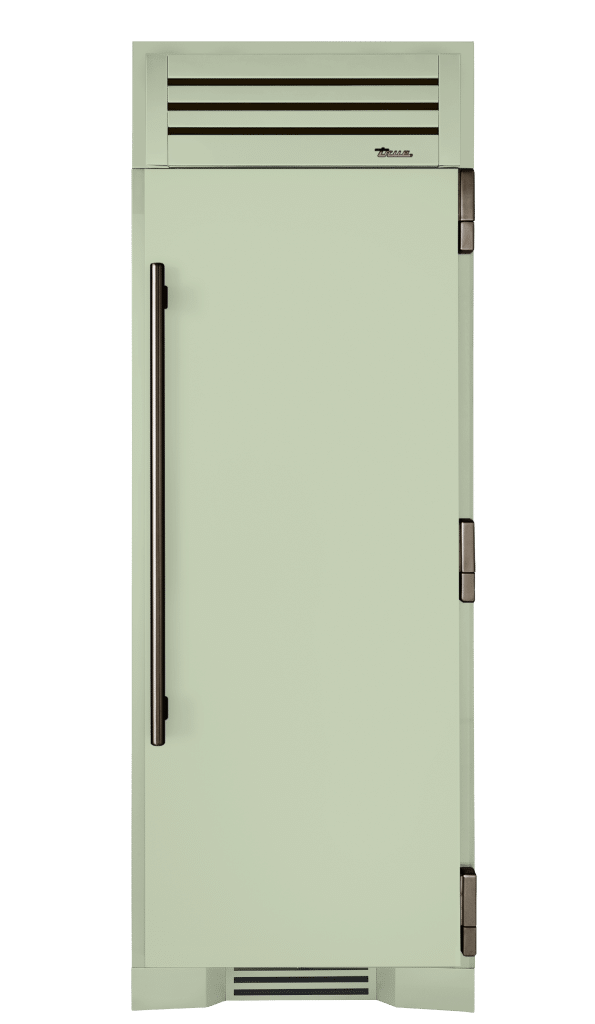 Refrigerator Column, Right Hinged, Sage, Pewter Hardware TR30REFRSSC129H05