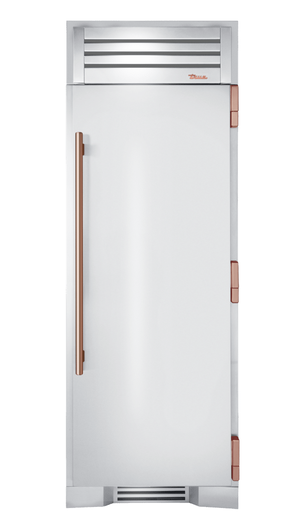 Refrigerator Column, Right Hinged, Copper Hardware TR30REFRSSCH03