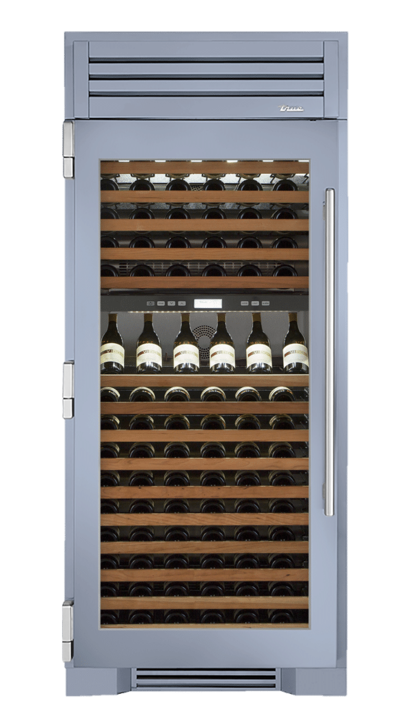 Wine Column, Left Hinged, Bluestone TR36DZWLSGC152H04