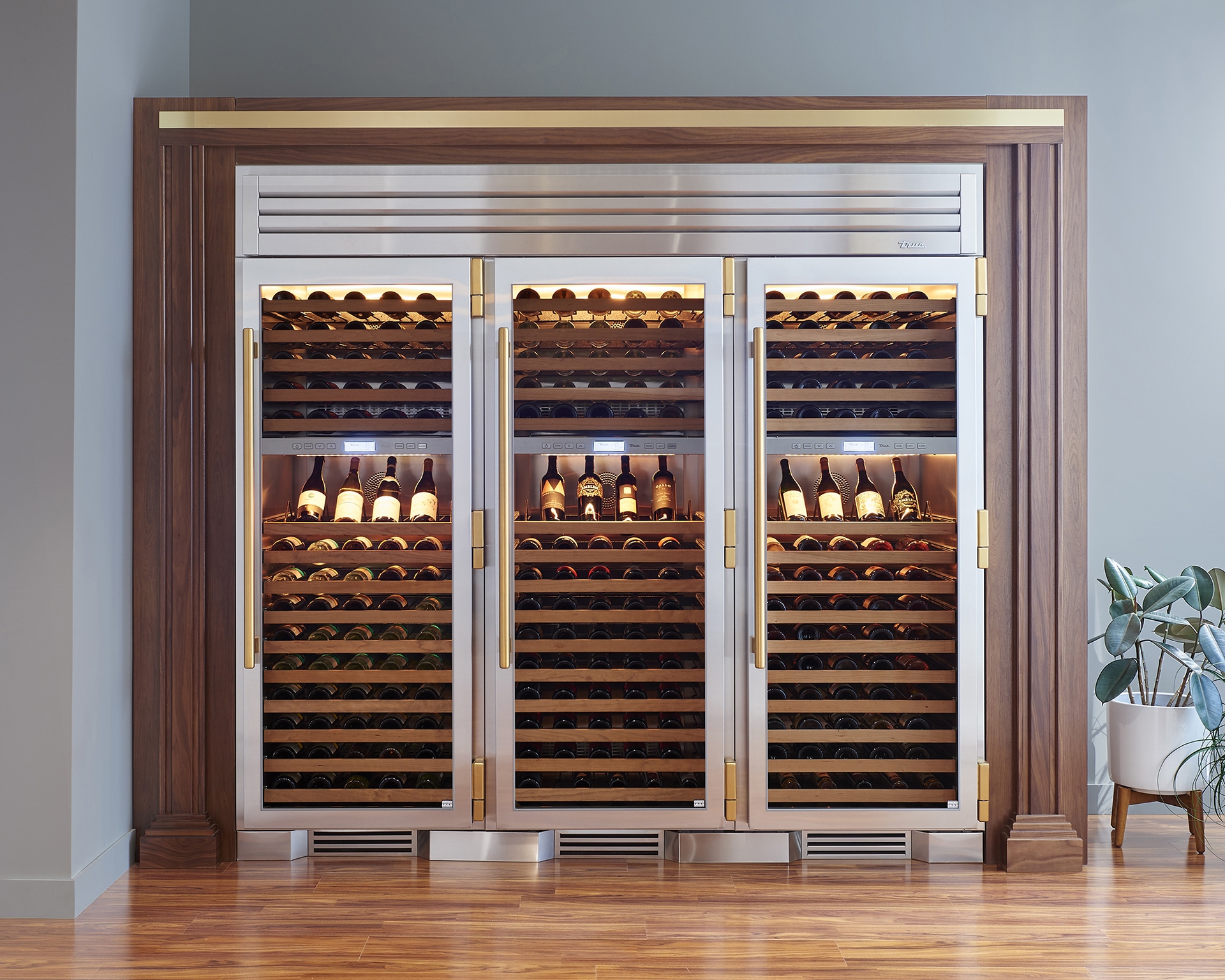 Wine Column, Left Hinged, Olive TR36DZWLSGC238H04