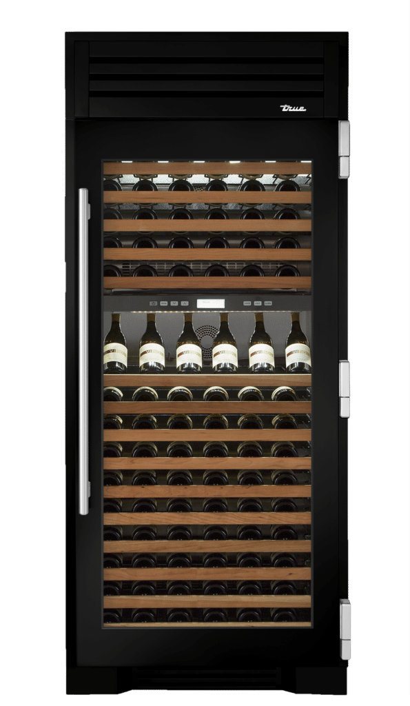 Wine Column, Right Hinged, Gloss Black TR36DZWRSGC044H04