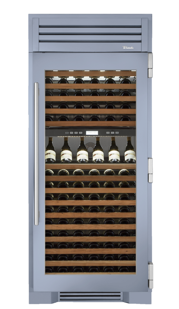 Wine Column, Right Hinged, Bluestone TR36DZWRSGC152H04