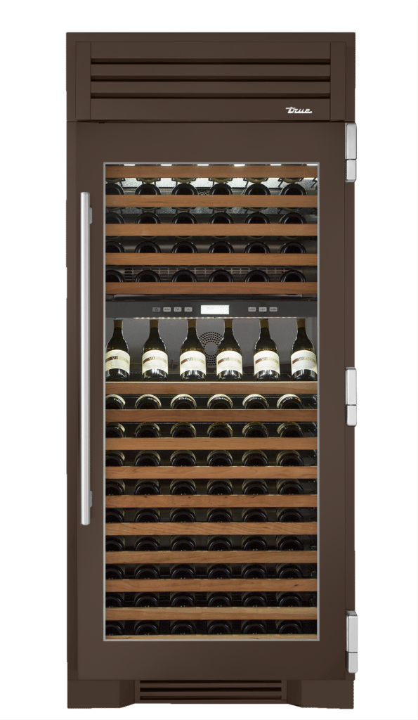 Wine Column, Right Hinged, Espresso TR36DZWRSGC305H04