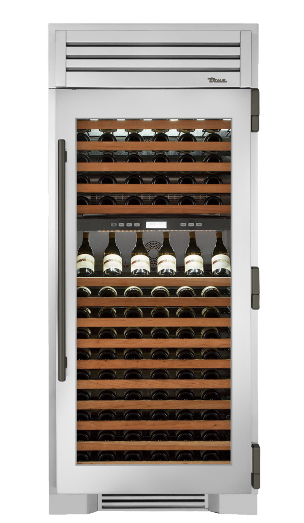 Wine Column, Right Hinged, Color Match, Pewter Hardware TR36DZWRSGCXXXH05