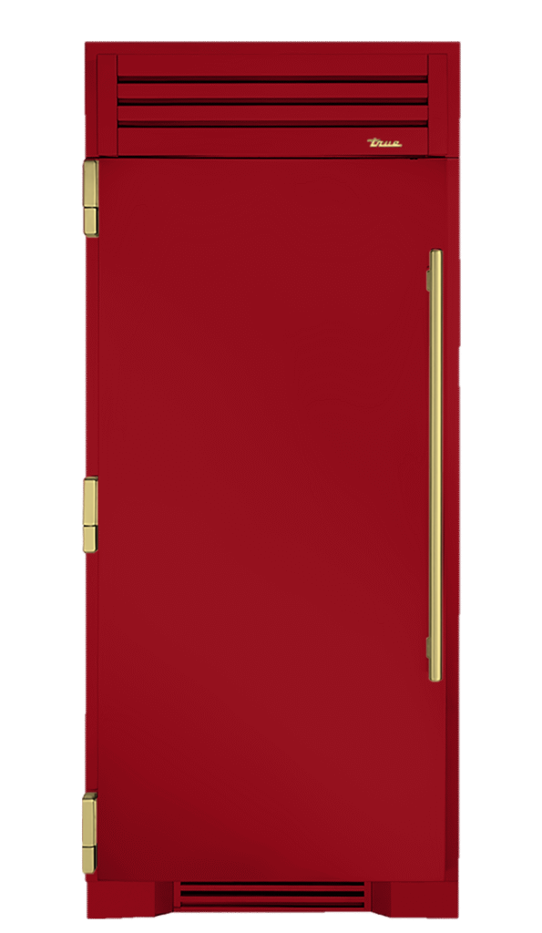 Freezer Column, Left Hinged, Crimson, Brass Hardware TR36FRZLSSC193H01