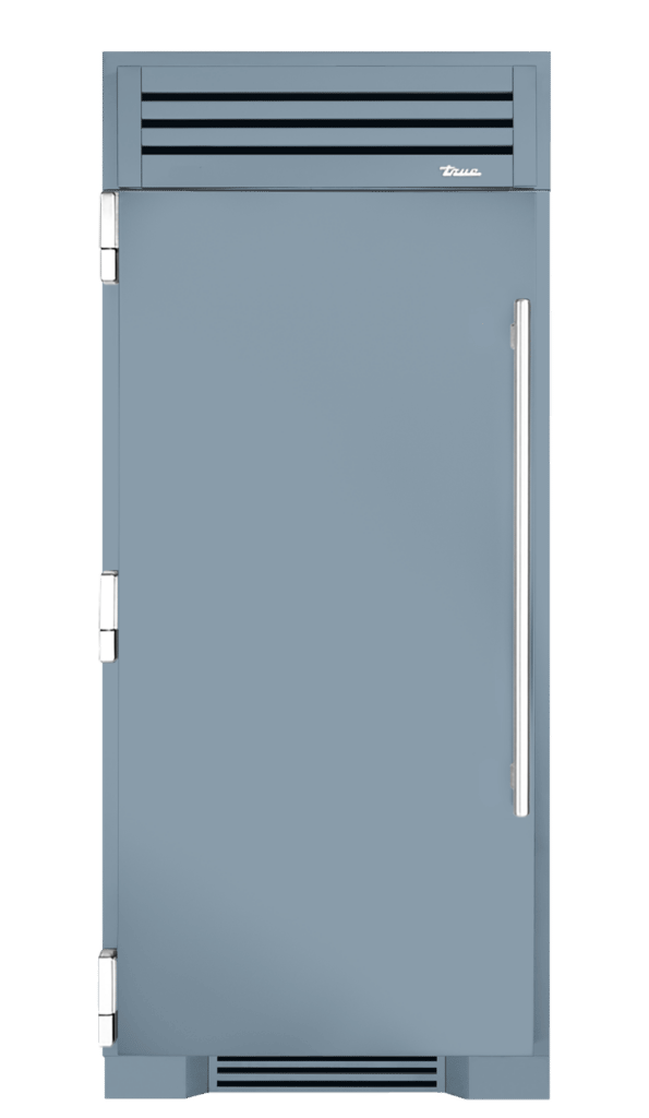 Freezer Column, Left Hinged, Bluestone, Chrome Hardware TR36FRZLSSIMC152H02