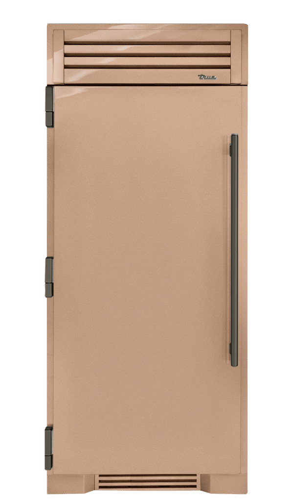 Freezer Column, Left Hinged, Champagne, Pewter Hardware TR36FRZLSSIMC179H05