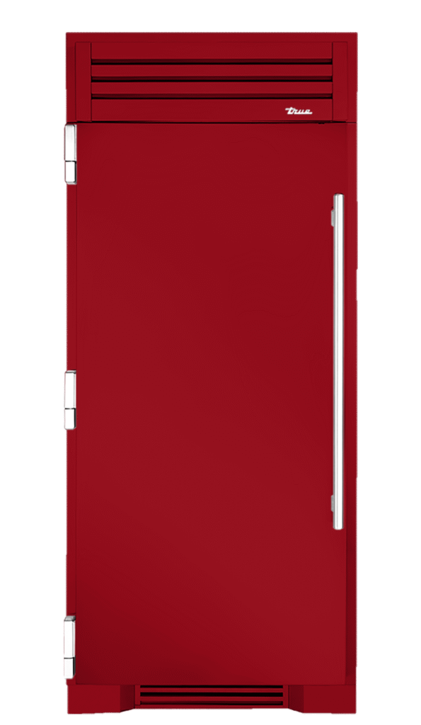 Freezer Column, Left Hinged, Crimson, Chrome Hardware TR36FRZLSSIMC193H02