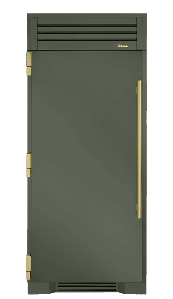 Freezer Column, Left Hinged, Olive, Brass Hardware TR36FRZLSSIMC238H01