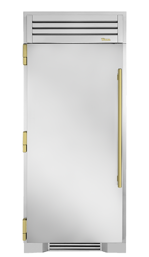 Freezer Column, Left Hinged, Color Match, Brass Hardware TR36FRZLSSIMCXXXH01