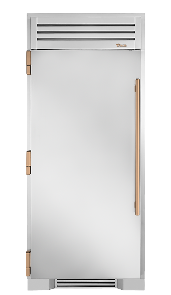 Freezer Column, Left Hinged, Color Match, Gold Hardware TR36FRZLSSIMCXXXH08