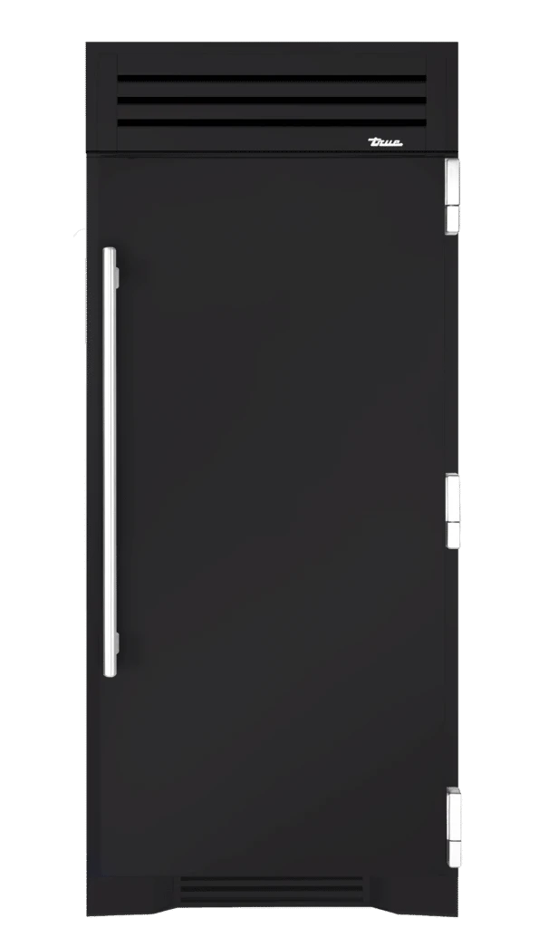 Freezer Column, Right Hinged, Matte Black, Chrome Hardware TR36FRZRSSC027H02