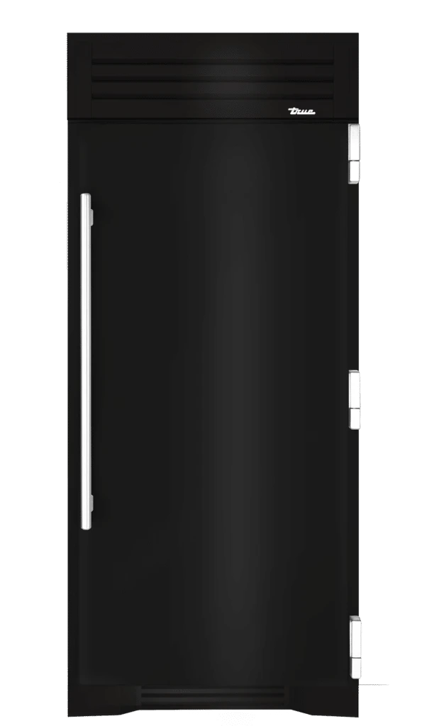 Freezer Column, Right Hinged, Gloss Black, Chrome Hardware TR36FRZRSSC044H02