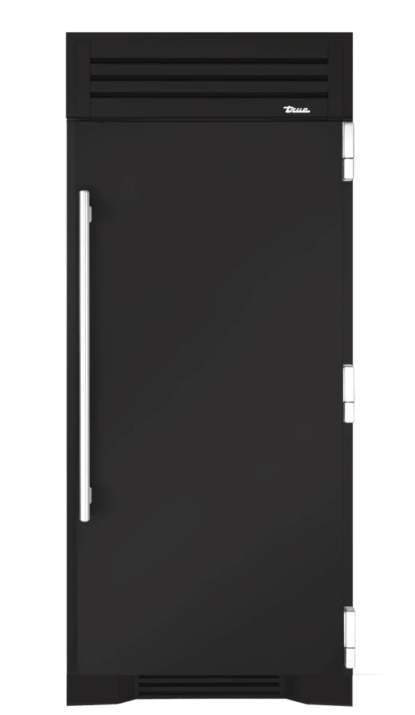 Freezer Column, Right Hinged, Ultra Matte Black, Chrome Hardware TR36FRZRSSC085H02