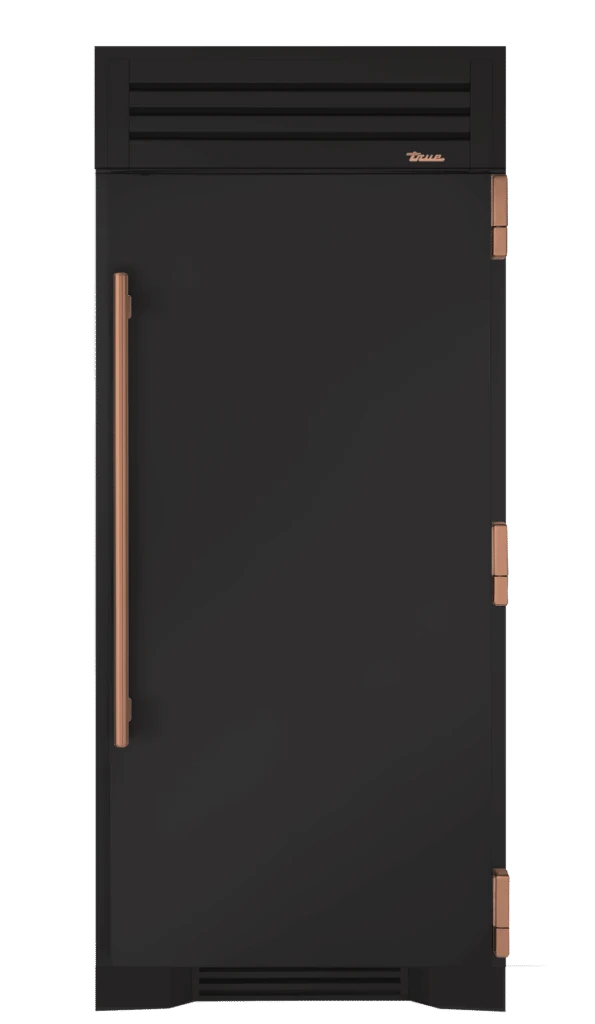 Freezer Column, Right Hinged, Ultra Matte Black, Copper Hardware TR36FRZRSSC085H03