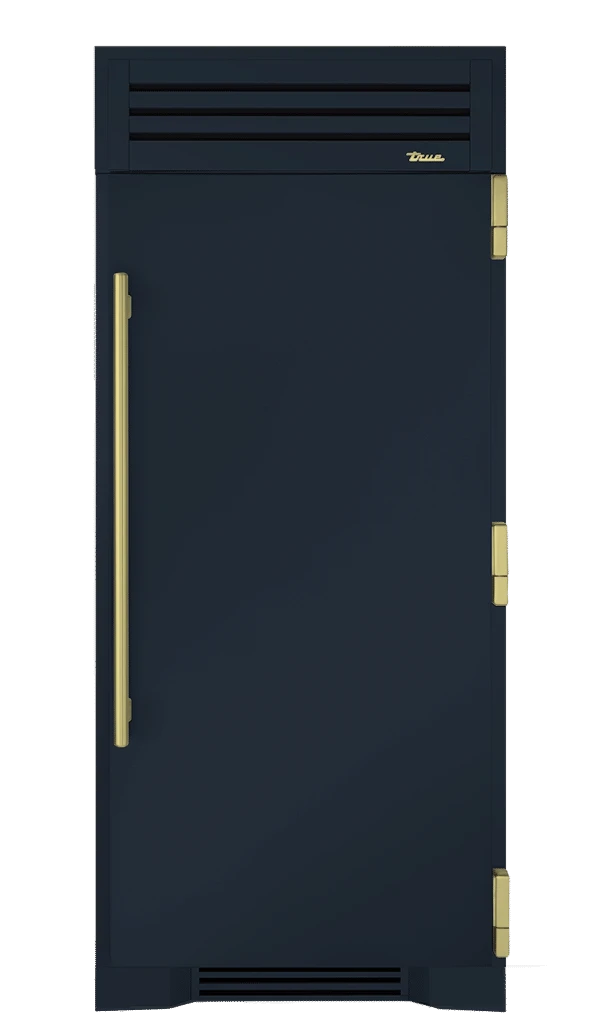 Freezer Column, Right Hinged, Juniper, Brass Hardware TR36FRZRSSC104H01