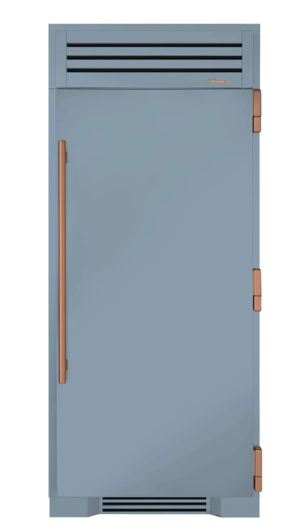 Freezer Column, Right Hinged, Bluestone, Copper Hardware TR36FRZRSSC152H03