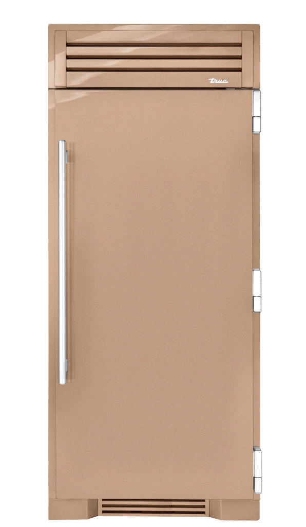 Freezer Column, Right Hinged, Champagne, Chrome Hardware TR36FRZRSSC179H02