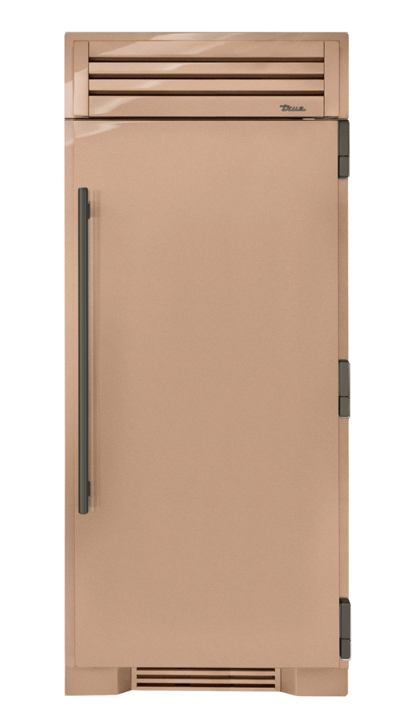 Freezer Column, Right Hinged, Champagne, Pewter Hardware TR36FRZRSSC179H05