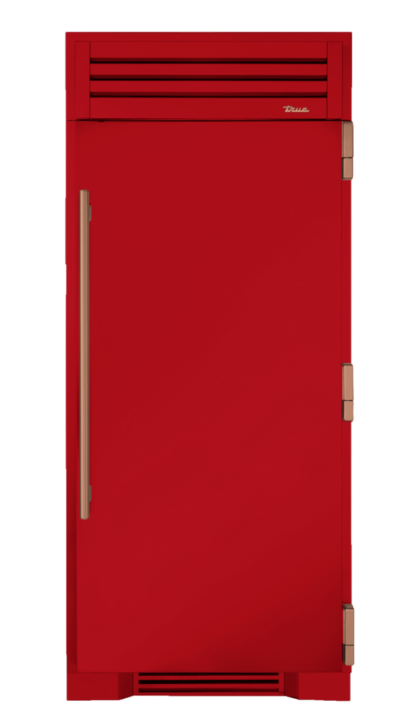 Freezer Column, Right Hinged, Crimson, Copper Hardware TR36FRZRSSC193H03