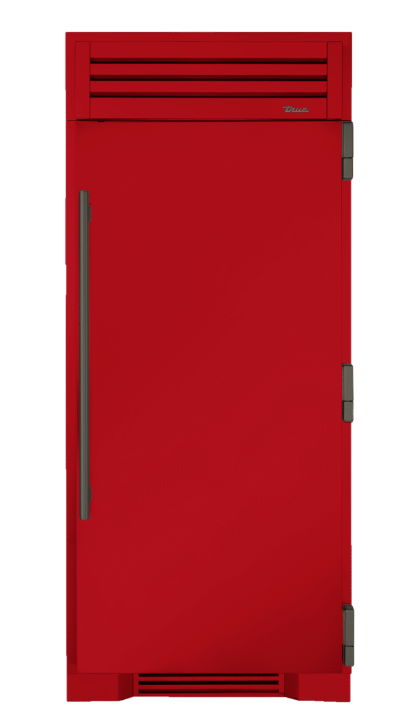 Freezer Column, Right Hinged, Crimson, Pewter Hardware TR36FRZRSSC193H05