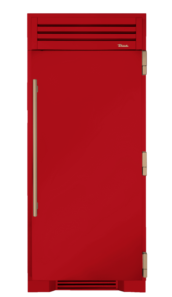 Freezer Column, Right Hinged, Crimson, Gold Hardware TR36FRZRSSC193H08