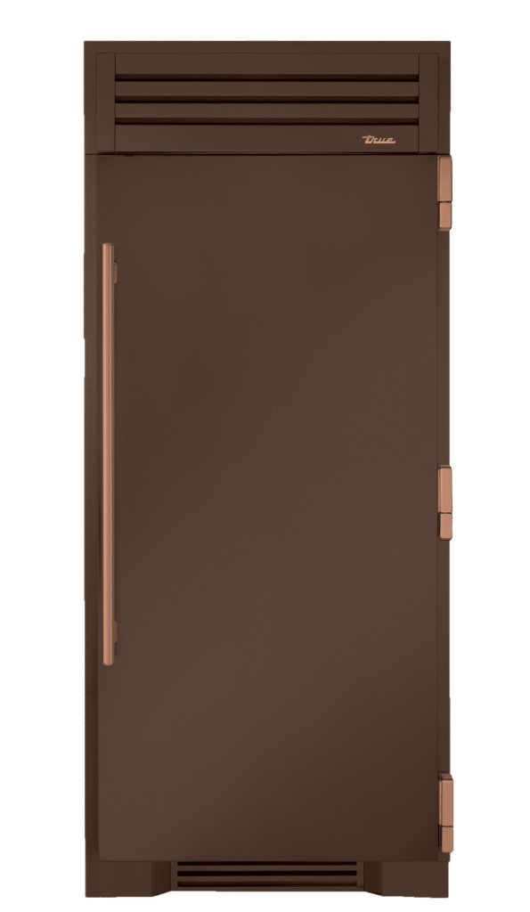 Freezer Column, Right Hinged, Espresso, Copper Hardware TR36FRZRSSC305H03
