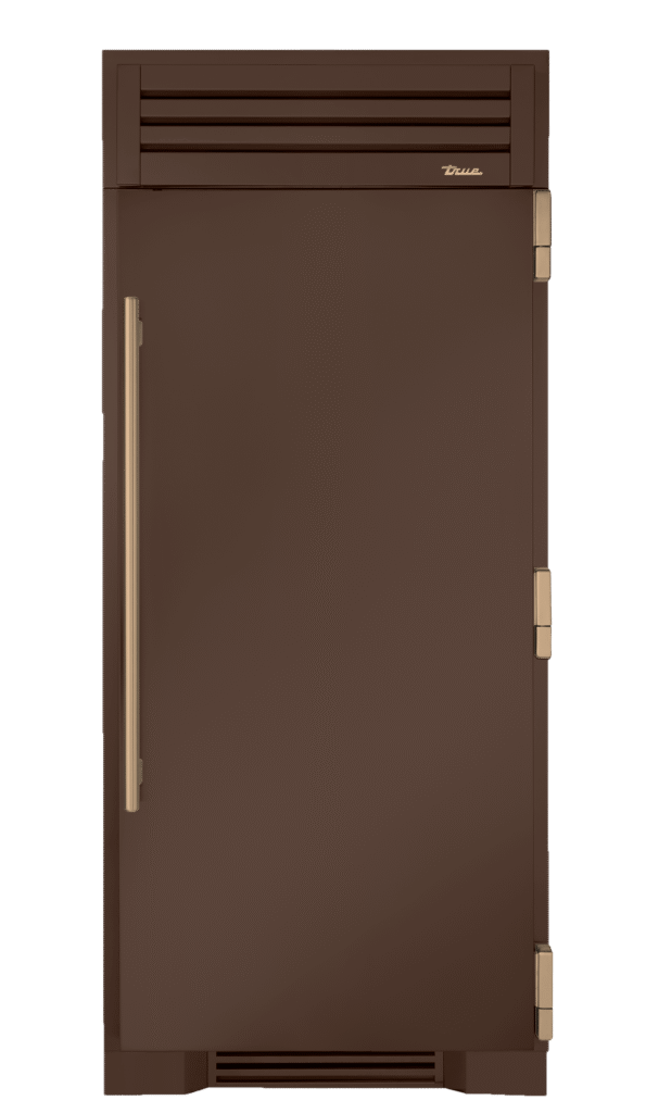 Freezer Column, Right Hinged, Espresso, Gold Hardware TR36FRZRSSC305H08