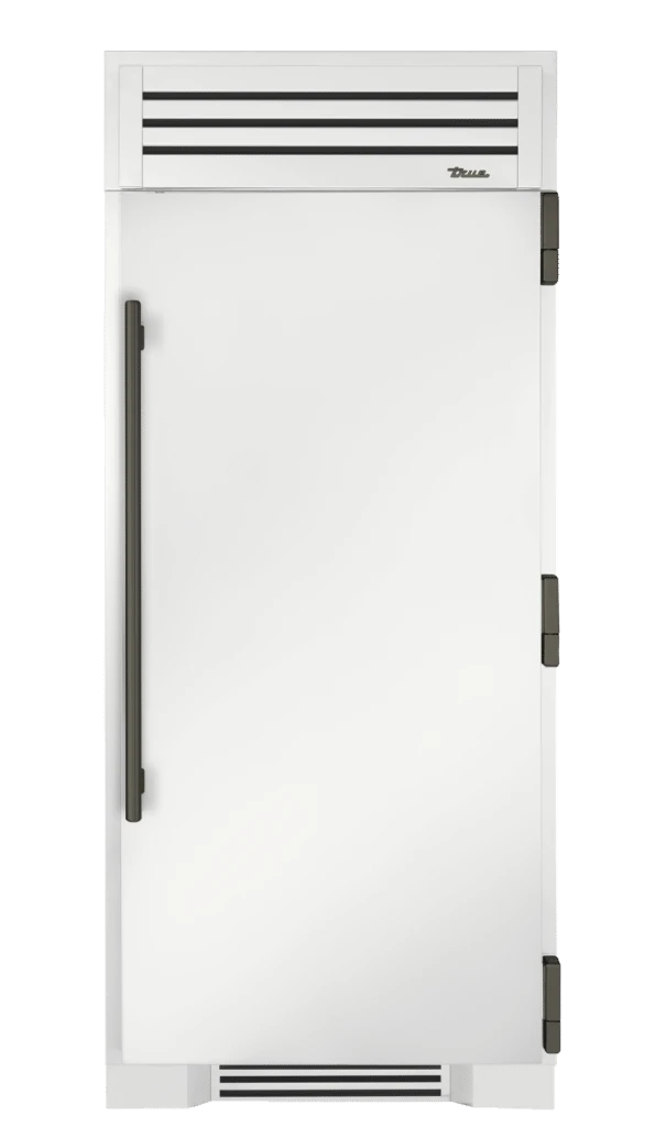 Freezer Column, Right Hinged, Matte White, Pewter Hardware TR36FRZRSSIMC030H05