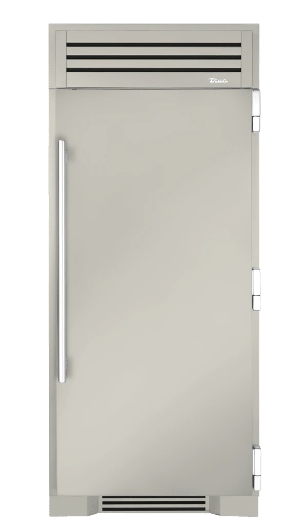 Freezer Column, Right Hinged, Antique White, Chrome Hardware TR36FRZRSSIMC050H02