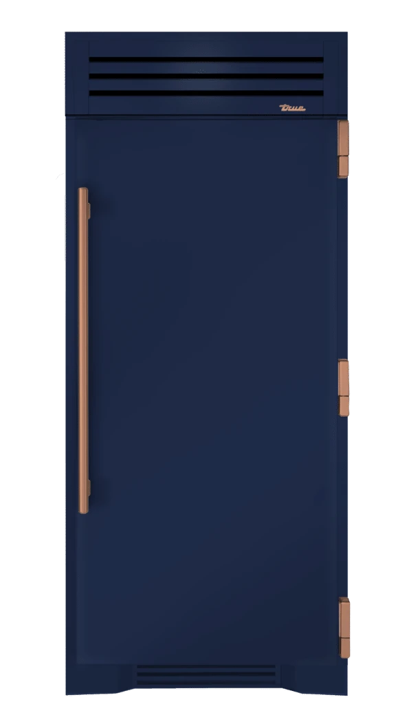 Freezer Column, Right Hinged, Cobalt, Copper Hardware TR36FRZRSSIMC078H03