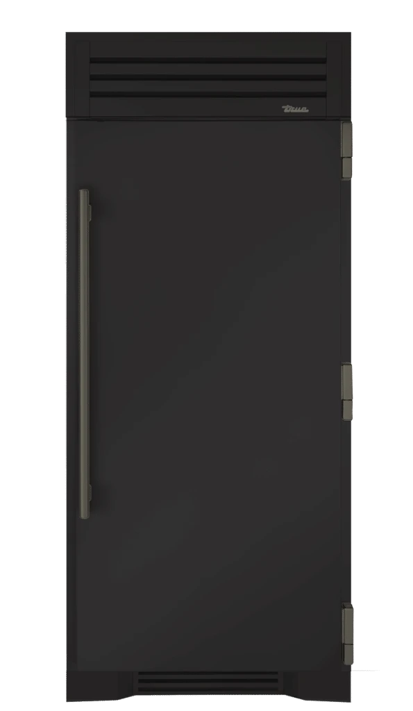 Freezer Column, Right Hinged, Ultra Matte Black, Pewter Hardware TR36FRZRSSIMC085H05