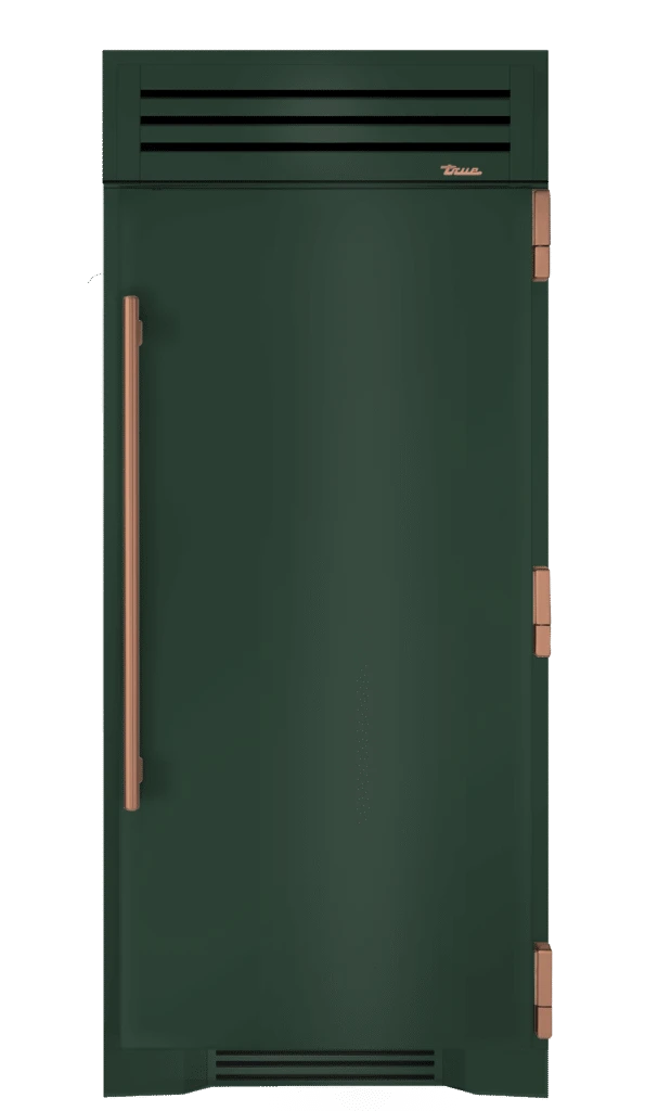Freezer Column, Right Hinged, Emerald, Copper Hardware TR36FRZRSSIMC086H03