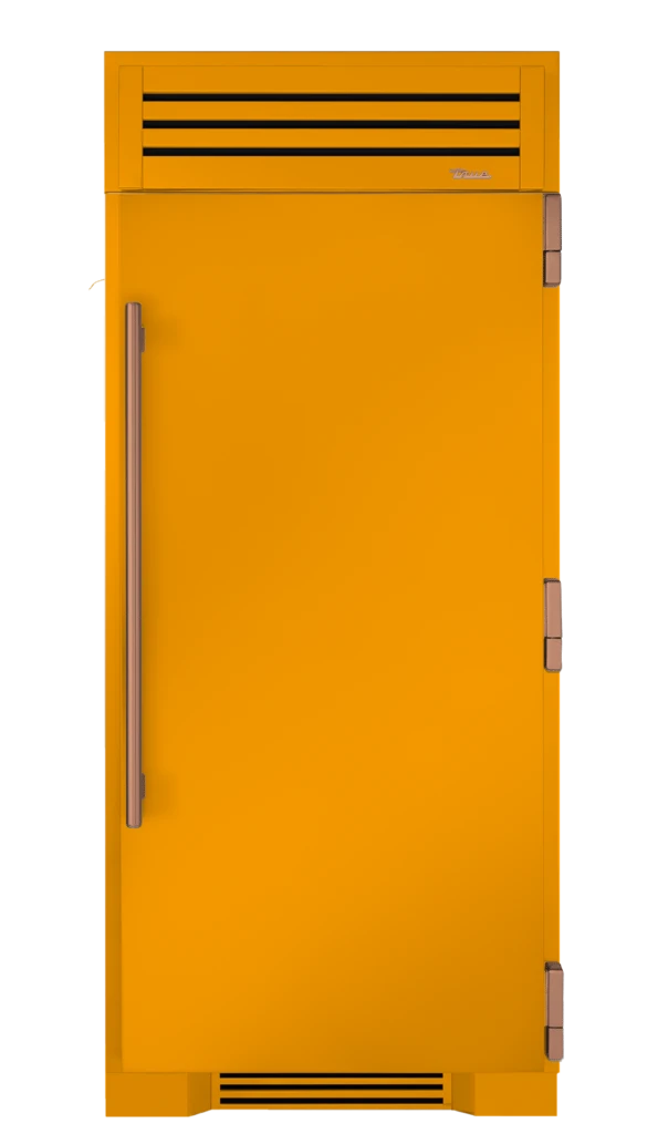 Freezer Column, Right Hinged, Saffron, Copper Hardware TR36FRZRSSIMC103H03