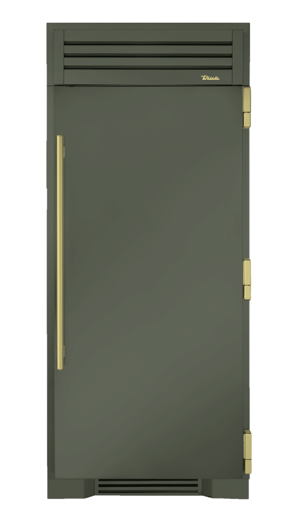 Freezer Column, Right Hinged, Olive, Brass Hardware TR36FRZRSSIMC238H01