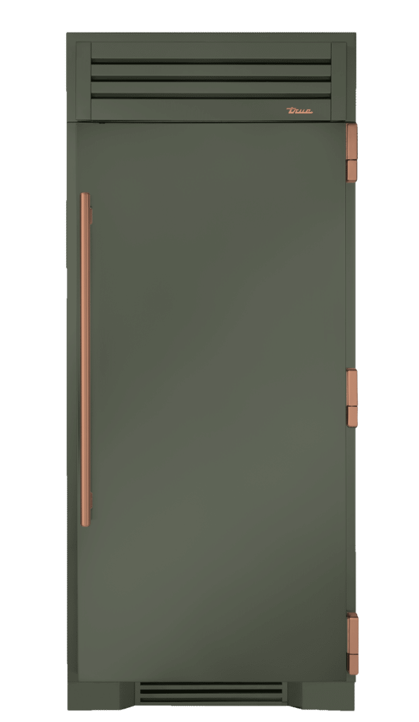 Freezer Column, Right Hinged, Olive, Copper Hardware TR36FRZRSSIMC238H03