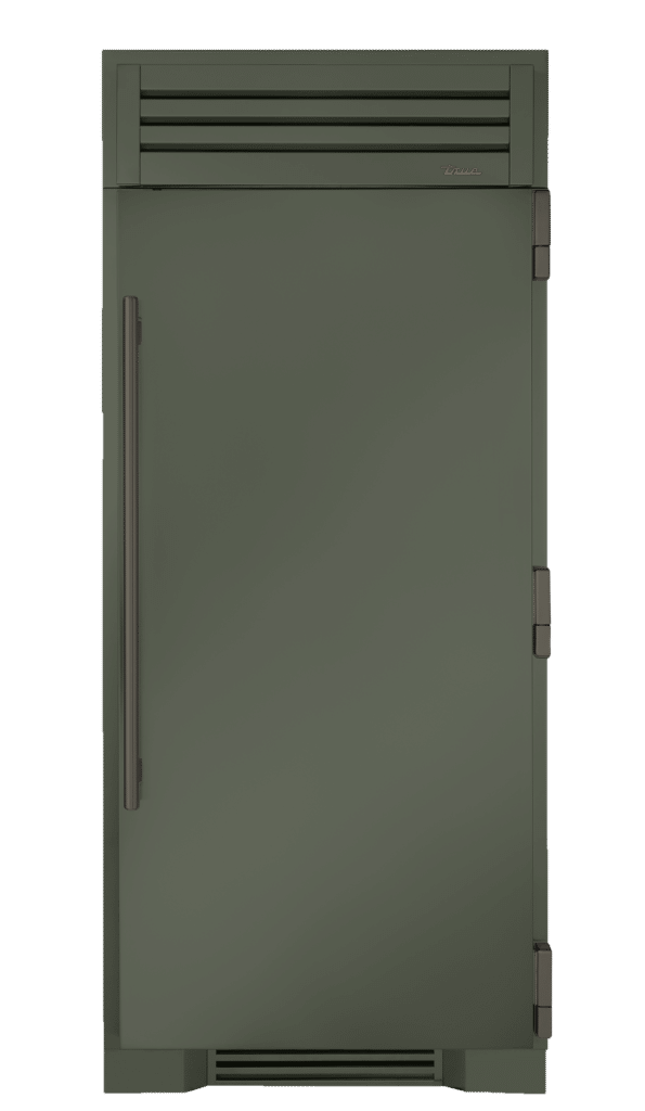 Freezer Column, Right Hinged, Olive, Pewter Hardware TR36FRZRSSIMC238H05