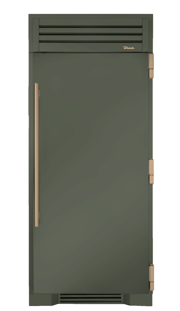 Freezer Column, Right Hinged, Olive, Gold Hardware TR36FRZRSSIMC238H08