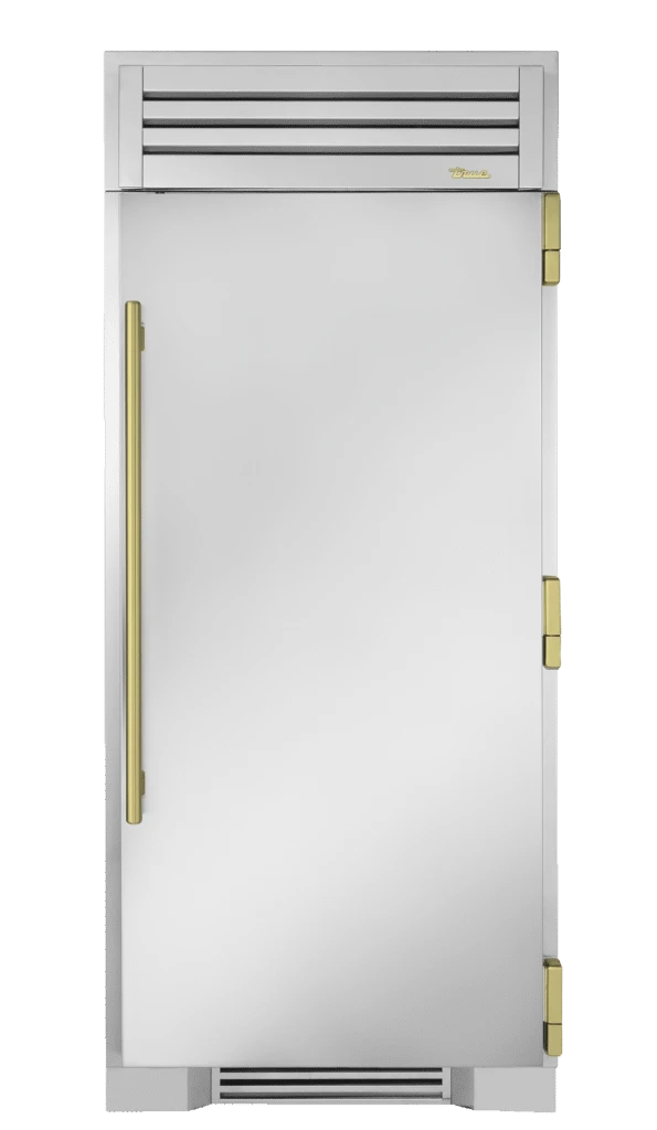 Freezer Column, Right Hinged, Brass Hardware TR36FRZRSSIMCH01