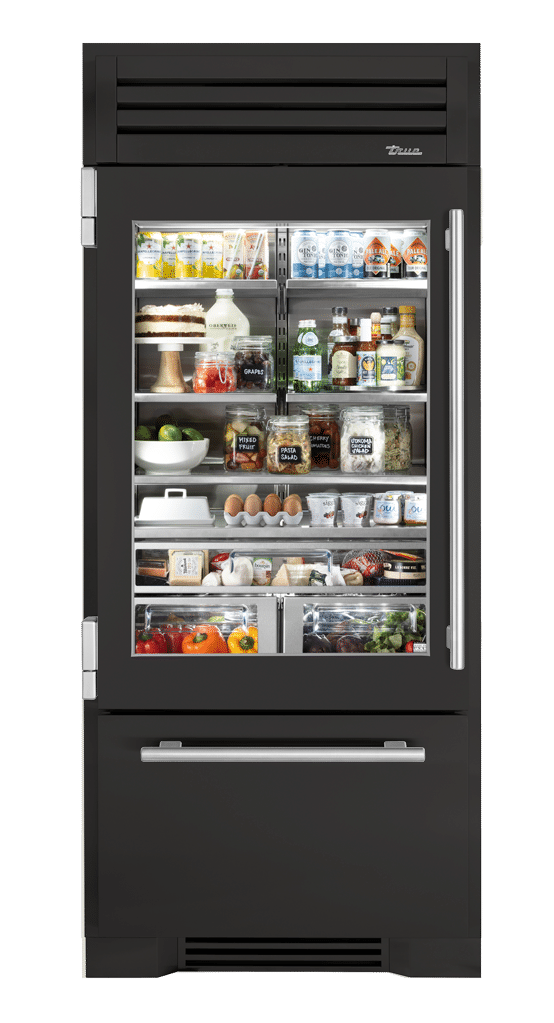 Refrigerator with Bottom Freezer, Left Hinged, Ultra Matte Black TR36RBFLSGA085H04