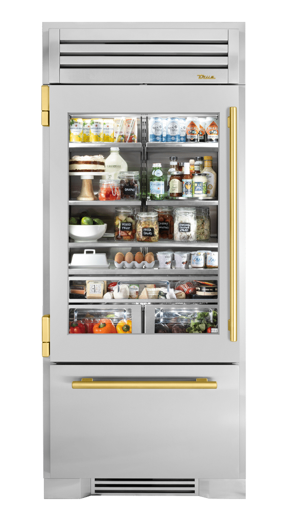 Refrigerator with Bottom Freezer, Left Hinged, Brass Hardware TR36RBFLSGAH01