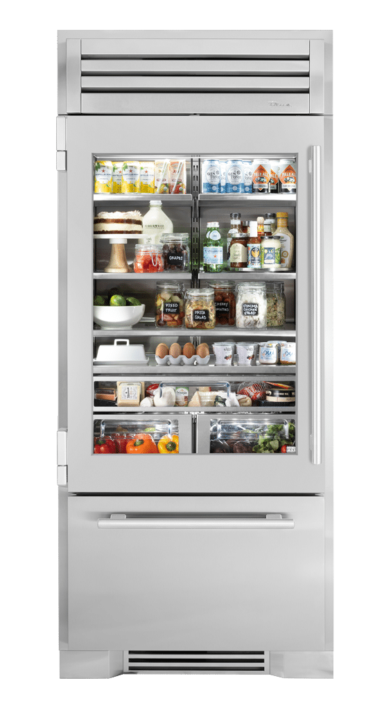 Refrigerator with Bottom Freezer, Left Hinged, Color Match, Chrome Hardware TR36RBFLSGAXXXH02