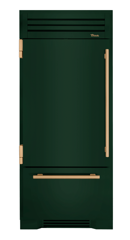 Refrigerator with Bottom Freezer, Left Hinged, Emerald, Gold Hardware TR36RBFLSSA086H08