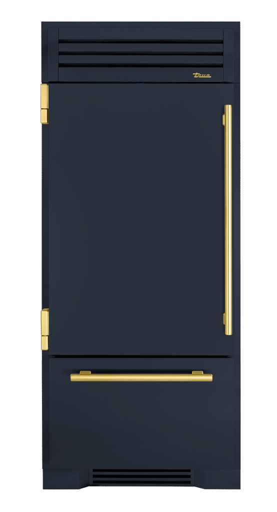 Refrigerator with Bottom Freezer, Left Hinged, Juniper, Brass Hardware TR36RBFLSSA104H01