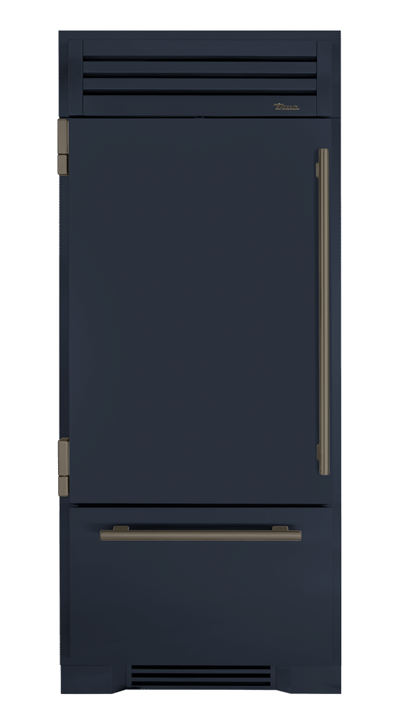 Refrigerator with Bottom Freezer, Left Hinged, Juniper, Pewter Hardware TR36RBFLSSA104H05