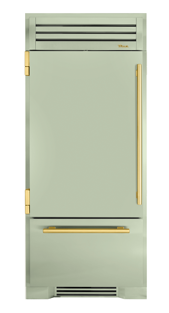 Refrigerator with Bottom Freezer, Left Hinged, Sage, Brass Hardware TR36RBFLSSA129H01